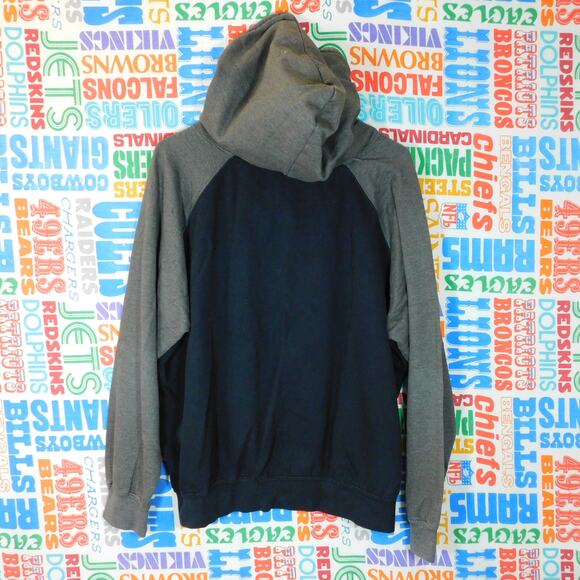 Motorhead England Pullover Hoodie Size L Black Gray Red Three Layer Raglan - Picture 2 of 4